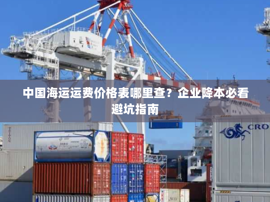 中国海运运费价格表哪里查？企业降本必看避坑指南