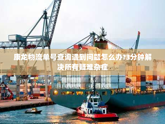 康龙物流单号查询遇到问题怎么办?3分钟解决所有疑难杂症 康龙物流单号查询遇到问题怎么办?3分钟解决所有疑难杂症