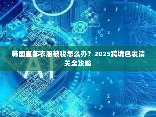 韩国直邮衣服被税怎么办?2025跨境包裹清关全攻略 韩国直邮衣服被税怎么办?2025跨境包裹清关全攻略