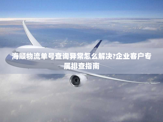 海顺物流单号查询异常怎么解决?企业客户专属排查指南 海顺物流单号查询异常怎么解决?企业客户专属排查指南