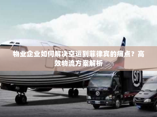 物业企业如何解决空运到菲律宾的痛点?高效物流方案解析 物业企业如何解决空运到菲律宾的痛点?高效物流方案解析