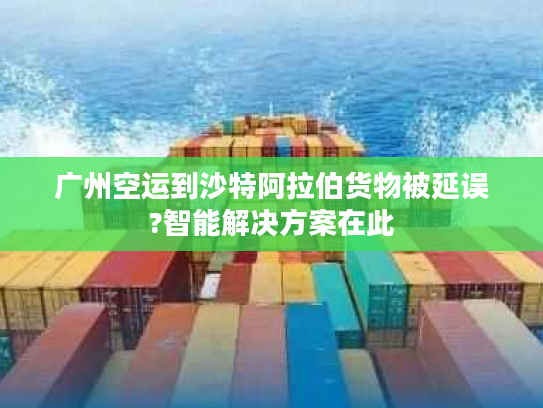 广州空运到沙特阿拉伯货物被延误?智能解决方案在此