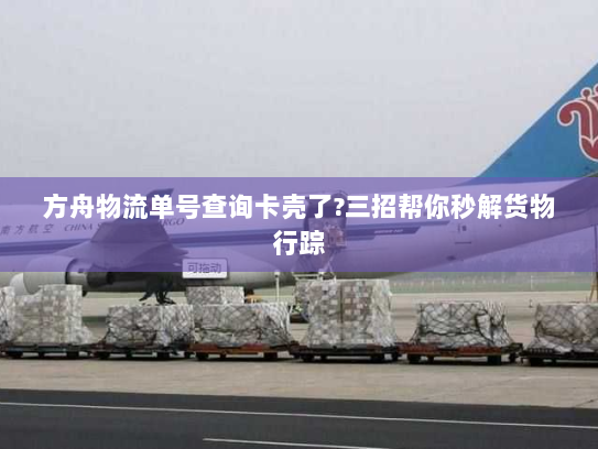 方舟物流单号查询卡壳了?三招帮你秒解货物行踪