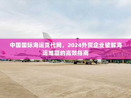 中国国际海运货代网，2024外贸企业破解海运难题的高效指南