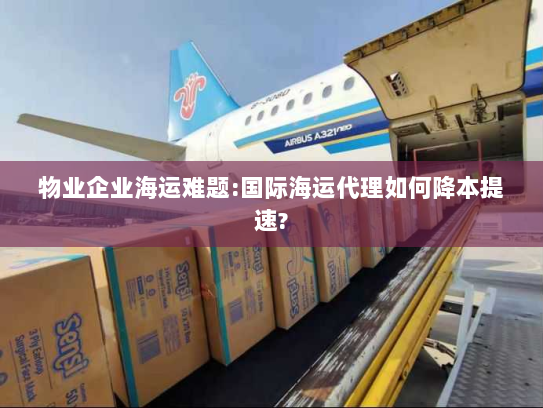 物业企业海运难题:国际海运代理如何降本提速?