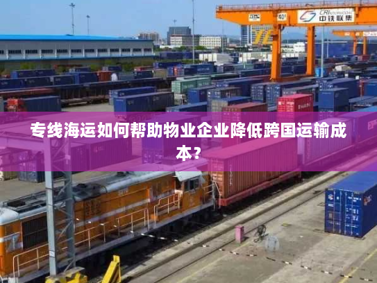 专线海运如何帮助物业企业降低跨国运输成本？