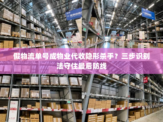 假物流单号成物业代收隐形杀手?三步识别法守住最后防线 假物流单号成物业代收隐形杀手?三步识别法守住最后防线