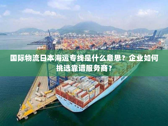 国际物流日本海运专线是什么意思?企业如何挑选靠谱服务商? 国际物流日本海运专线是什么意思?企业如何挑选靠谱服务商?