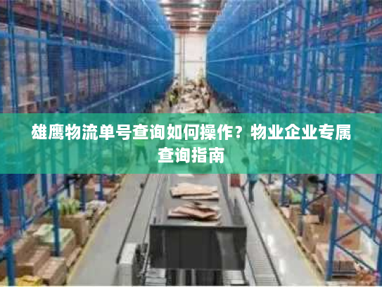 雄鹰物流单号查询如何操作?物业企业专属查询指南 雄鹰物流单号查询如何操作?物业企业专属查询指南