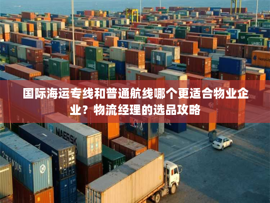 国际海运专线和普通航线哪个更适合物业企业？物流经理的选品攻略