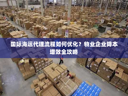 国际海运代理流程如何优化?物业企业降本增效全攻略 国际海运代理流程如何优化?物业企业降本增效全攻略