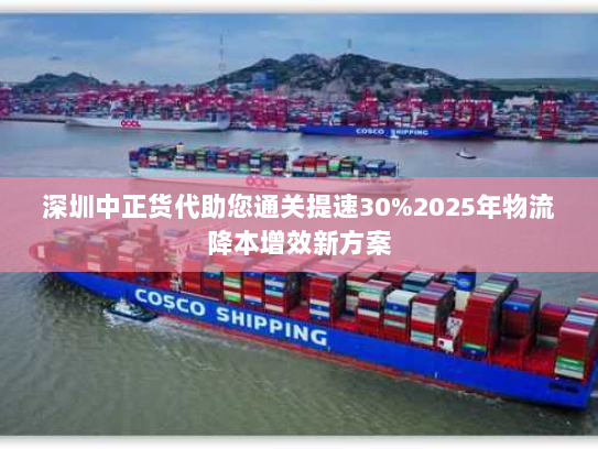 深圳中正货代助您通关提速30%2025年物流降本增效新方案 深圳中正货代助您通关提速30%2025年物流降本增效新方案