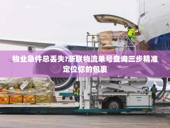 物业急件总丢失?浙联物流单号查询三步精准定位你的包裹 物业急件总丢失?浙联物流单号查询三步精准定位你的包裹