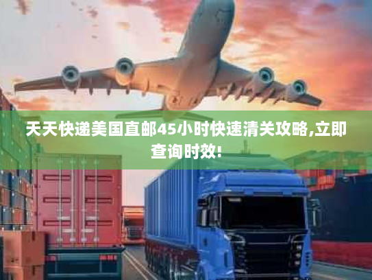 天天快递美国直邮45小时快速清关攻略,立即查询时效! 天天快递美国直邮45小时快速清关攻略,立即查询时效!