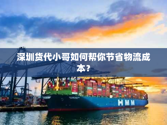 深圳货代小哥如何帮你节省物流成本? 深圳货代小哥如何帮你节省物流成本?