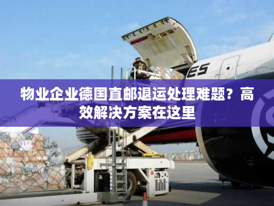 物业企业德国直邮退运处理难题？高效解决方案在这里