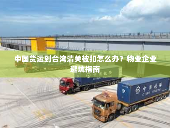 中国货运到台湾清关被扣怎么办？物业企业避坑指南