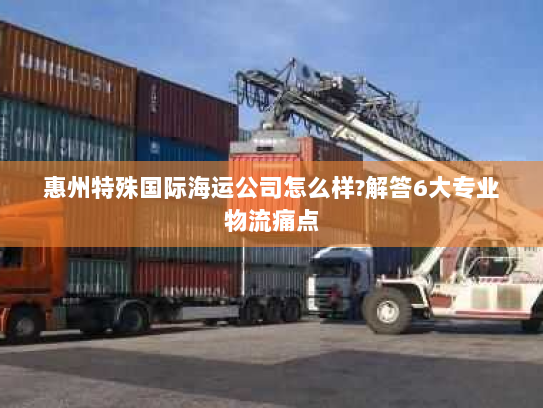 惠州特殊国际海运公司怎么样?解答6大专业物流痛点 惠州特殊国际海运公司怎么样?解答6大专业物流痛点