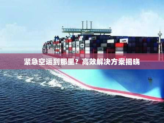 紧急空运到那里?高效解决方案揭晓 紧急空运到那里?高效解决方案揭晓