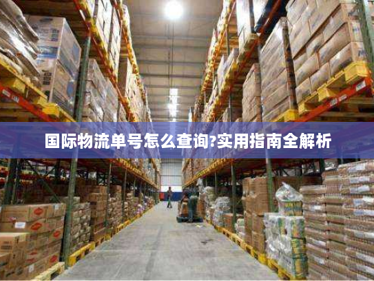 国际物流单号怎么查询?实用指南全解析 国际物流单号怎么查询?实用指南全解析