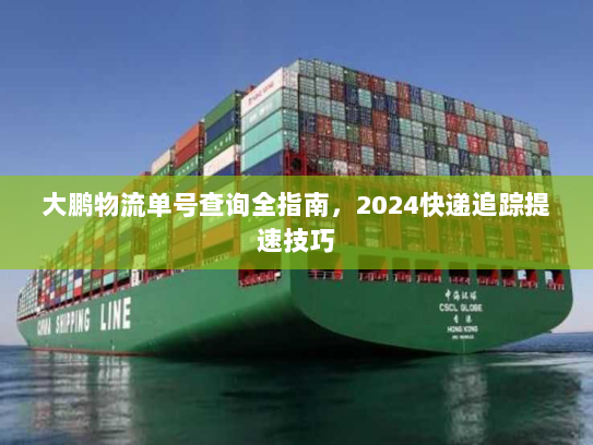 大鹏物流单号查询全指南,2024快递追踪提速技巧 大鹏物流单号查询全指南,2024快递追踪提速技巧