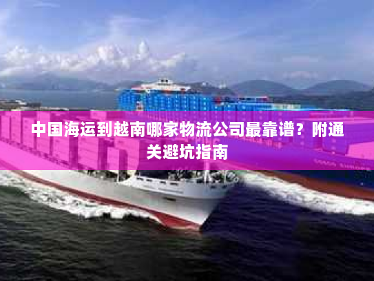 中国海运到越南哪家物流公司最靠谱?附通关避坑指南 中国海运到越南哪家物流公司最靠谱?附通关避坑指南