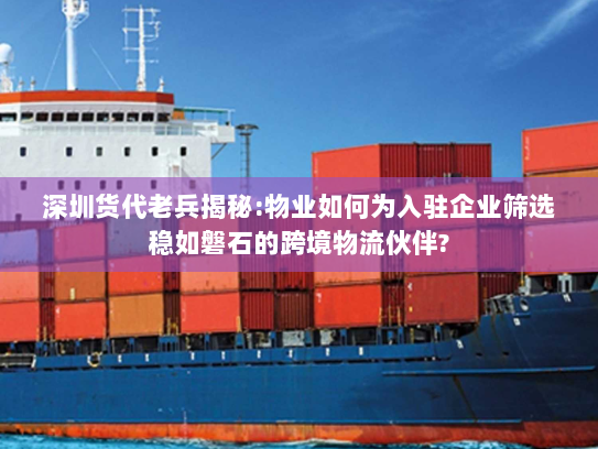 深圳货代老兵揭秘:物业如何为入驻企业筛选稳如磐石的跨境物流伙伴?