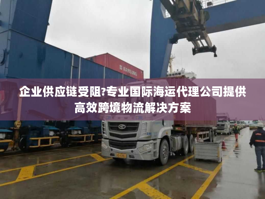 企业供应链受阻?专业国际海运代理公司提供高效跨境物流解决方案