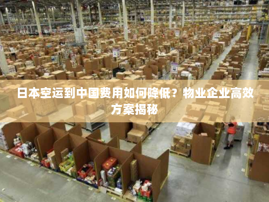 日本空运到中国费用如何降低?物业企业高效方案揭秘 日本空运到中国费用如何降低?物业企业高效方案揭秘