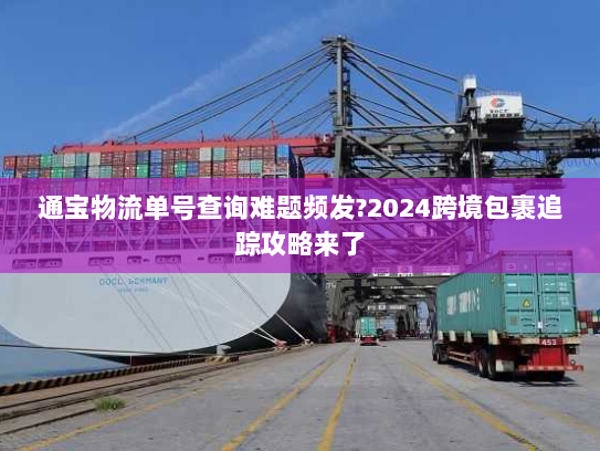 通宝物流单号查询难题频发?2024跨境包裹追踪攻略来了 通宝物流单号查询难题频发?2024跨境包裹追踪攻略来了