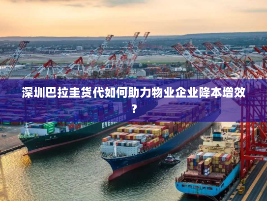 深圳巴拉圭货代如何助力物业企业降本增效? 深圳巴拉圭货代如何助力物业企业降本增效?