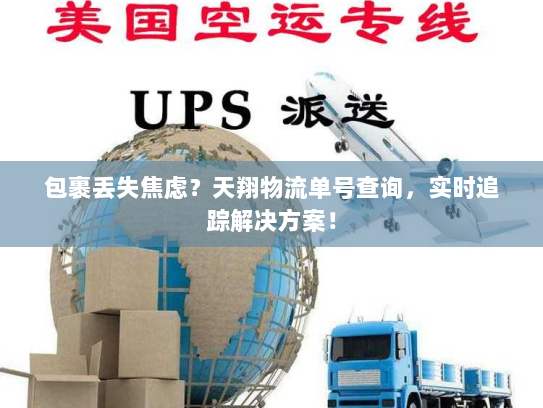 包裹丢失焦虑？天翔物流单号查询，实时追踪解决方案！