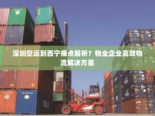 深圳空运到西宁痛点解析?物业企业高效物流解决方案 深圳空运到西宁痛点解析?物业企业高效物流解决方案