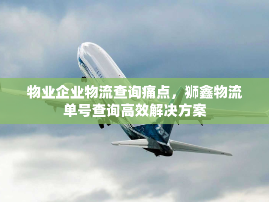 物业企业物流查询痛点,狮鑫物流单号查询高效解决方案 物业企业物流查询痛点,狮鑫物流单号查询高效解决方案