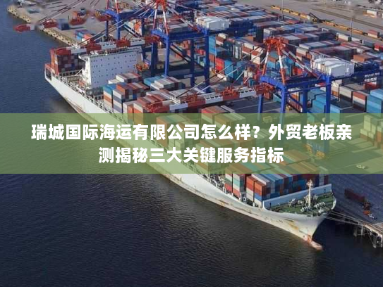 瑞城国际海运有限公司怎么样？外贸老板亲测揭秘三大关键服务指标