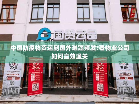 中国防疫物资运到国外难题频发?看物业公司如何高效通关