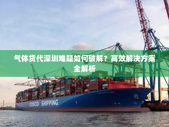 气体货代深圳难题如何破解?高效解决方案全解析 气体货代深圳难题如何破解?高效解决方案全解析