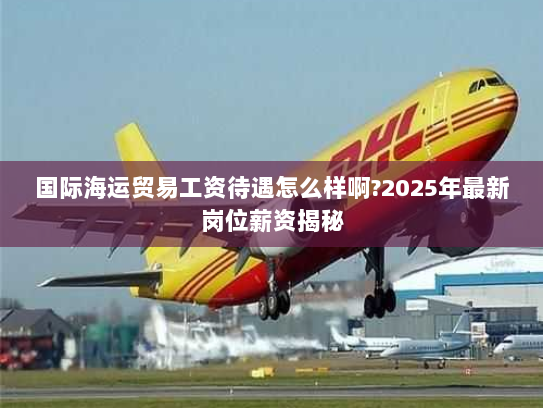 国际海运贸易工资待遇怎么样啊?2025年最新岗位薪资揭秘