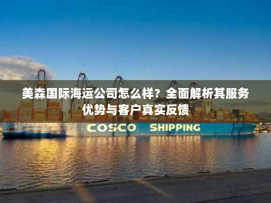 美森国际海运公司怎么样?全面解析其服务优势与客户真实反馈 美森国际海运公司怎么样?全面解析其服务优势与客户真实反馈