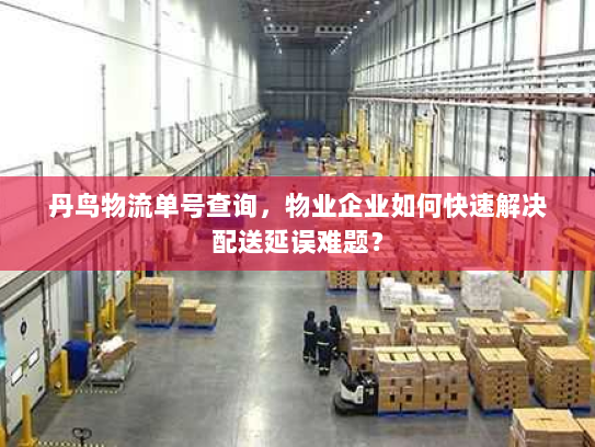 丹鸟物流单号查询，物业企业如何快速解决配送延误难题？