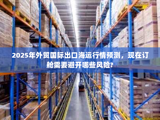 2025年外贸国际出口海运行情预测,现在订舱需要避开哪些风险? 2025年外贸国际出口海运行情预测,现在订舱需要避开哪些风险?