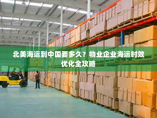 北美海运到中国要多久?物业企业海运时效优化全攻略 北美海运到中国要多久?物业企业海运时效优化全攻略