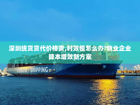 深圳统货货代价格贵,时效慢怎么办?物业企业降本增效新方案 深圳统货货代价格贵,时效慢怎么办?物业企业降本增效新方案