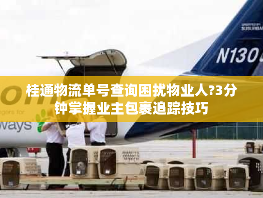 桂通物流单号查询困扰物业人?3分钟掌握业主包裹追踪技巧