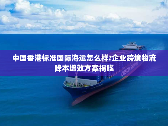 中国香港标准国际海运怎么样?企业跨境物流降本增效方案揭晓 中国香港标准国际海运怎么样?企业跨境物流降本增效方案揭晓