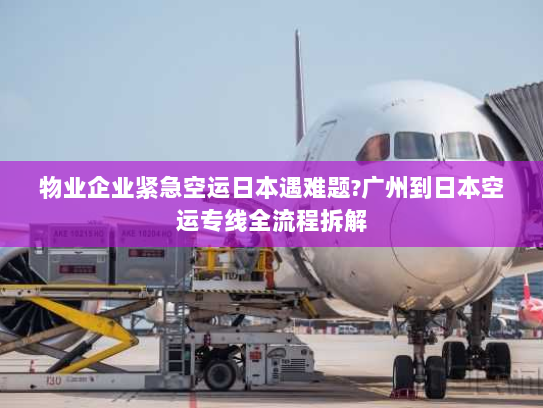 物业企业紧急空运日本遇难题?广州到日本空运专线全流程拆解