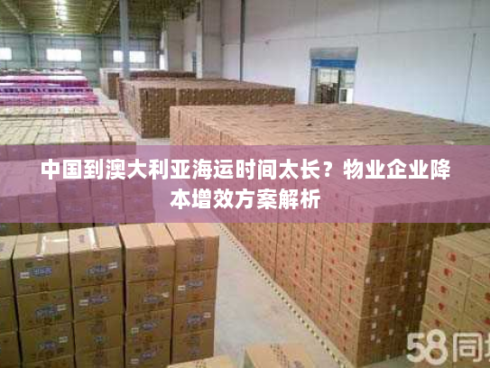 中国到澳大利亚海运时间太长？物业企业降本增效方案解析