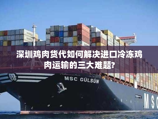 深圳鸡肉货代如何解决进口冷冻鸡肉运输的三大难题?