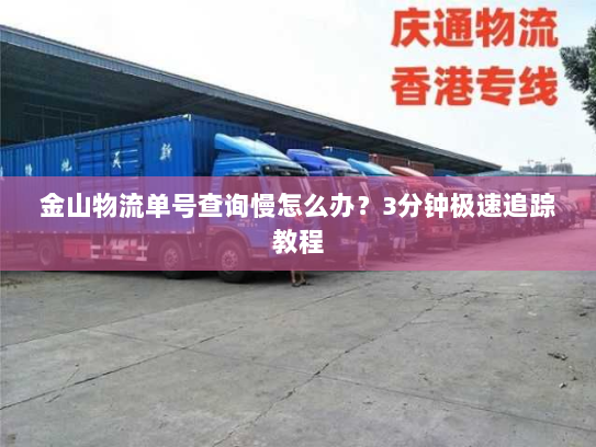 金山物流单号查询慢怎么办?3分钟极速追踪教程 金山物流单号查询慢怎么办?3分钟极速追踪教程