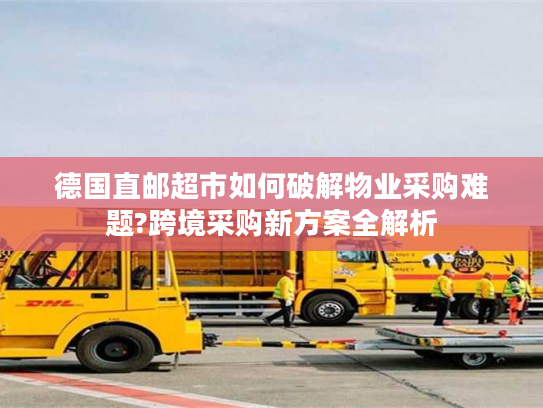 德国直邮超市如何破解物业采购难题?跨境采购新方案全解析